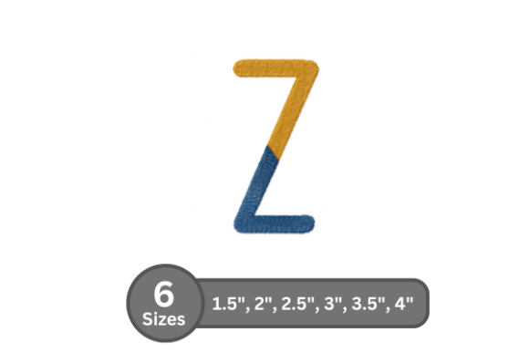 Chalk Split Alphabet -Z
