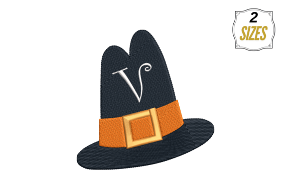 Letter V on Hat: A Seasonal Embroidery Staple