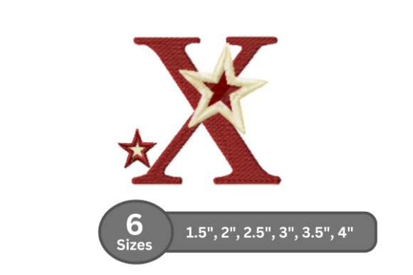 Star Pop Alphabet - X